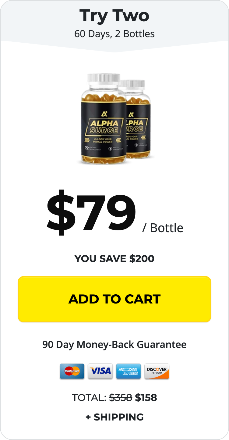 Alpha Surge 60 day supply